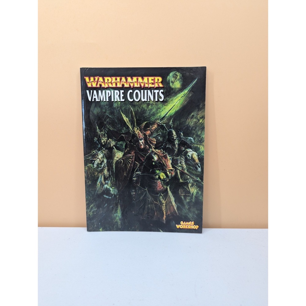 Warhammer Armies VAMPIRE COUNTS Book Softcover Games Workshop 2001 Rare OOP
